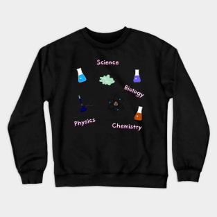 Science Sticker Pack Crewneck Sweatshirt